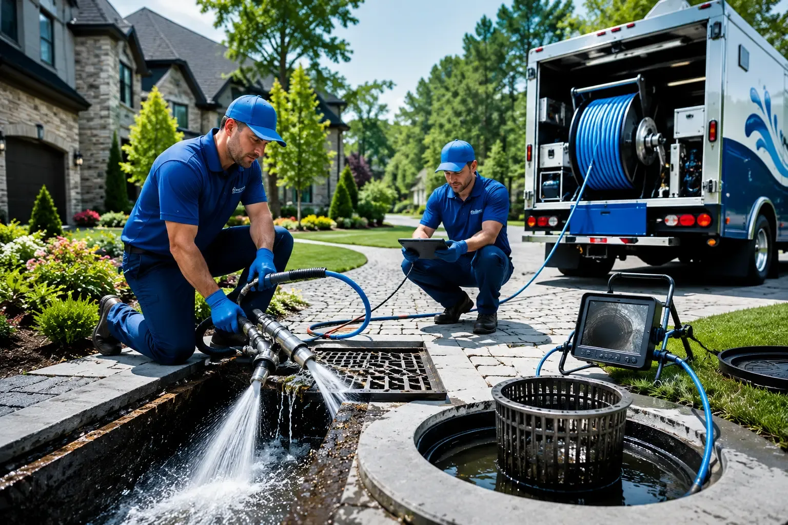Local outdoor drain cleaning professionals in Milton, MA